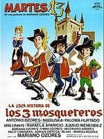Cartel de La loca historia de los tres mosqueteros