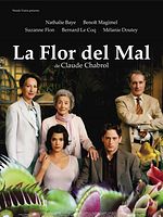 Cartel de La Flor del Mal de Claude Chabrol