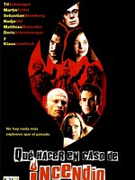 Cartel de Qué hacer en caso de incendio