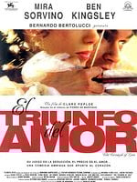 Cartel de El triunfo del amor