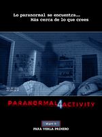Cartel de Paranormal Activity 4