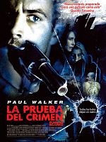 Cartel de La prueba del crimen