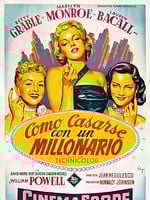 Cartel de Cómo casarse con un millonario