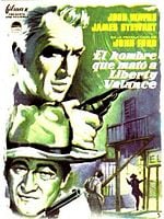 Cartel de El hombre que mató a Liberty Valance
