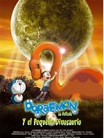 Cartel de Doraemon y el pequeño dinosaurio