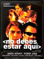 Cartel de No debes estar aquí