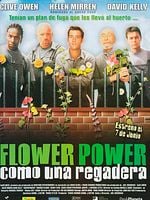 Cartel de Flower power, como una regadera