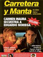 Cartel de Carretera y manta