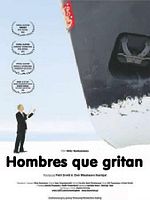 Cartel de Hombres que gritan