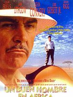 Cartel de Un buen hombre en África
