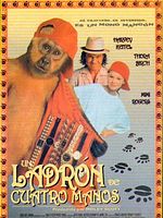 Cartel de Un ladrón de cuatro manos