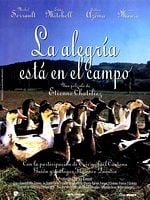 Cartel de La alegría está en el campo