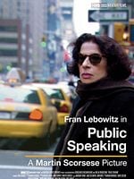 Cartel de Public Speaking. Fran Lebowitz por Martin Scorsese