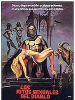 Cartel de Los ritos sexuales del diablo