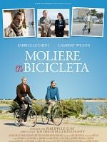 Cartel de Moliere en bicicleta