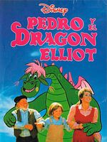 Cartel de Pedro y el dragón Elliot