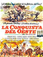 Cartel de La conquista del Oeste