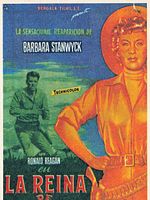 Cartel de La reina de Montana