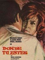 Cartel de Donde tú estés