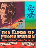 Cartel de La maldición de Frankenstein