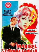 Cartel de Maribel y la extraña familia
