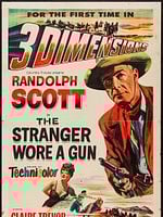 Cartel de El forastero iba armado