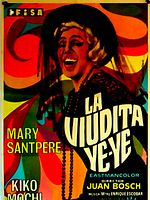 Cartel de La viudita ye-ye