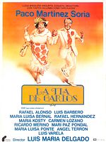 Cartel de La tía de Carlos
