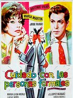 Cartel de Cuidado con las personas formales