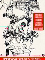 Cartel de Todos para uno, golpes para todos