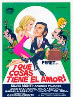 Cartel de ¡Qué cosas tiene el amor!