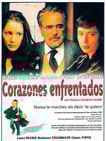 Cartel de Corazones enfrentados