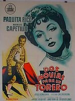 Cartel de Dos novias para un torero