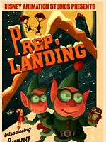 Cartel de Patrulla de aterrizaje. Escuadrón de Navidad