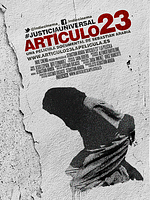 Cartel de Artículo 23. Justicia Universal