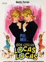 Cartel de Dos chicas locas, locas