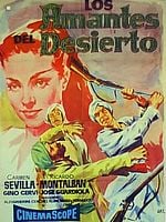 Cartel de Los amantes del desierto