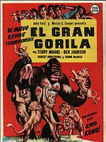 Cartel de El gran gorila