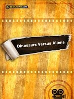 Cartel de Dinosaurs Versus Aliens