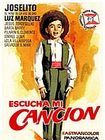 Cartel de Escucha mi canción