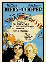 Cartel de La isla del tesoro