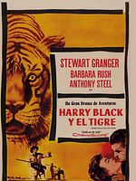 Cartel de Harry Black y el tigre