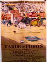Cartel de Tarde de toros
