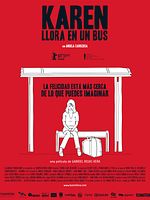Cartel de Karen llora en un bus
