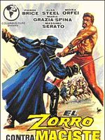 Cartel de El zorro contra Maciste