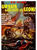 Cartel de Ursus en el valle de los leones