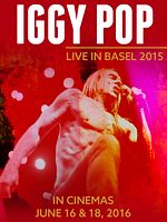 Cartel de Iggy Pop Live in Basel