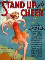 Cartel de Stand Up and Cheer !
