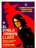 Cartel de El diablo también llora
