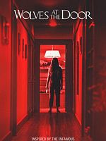 Cartel de Lobos en la noche